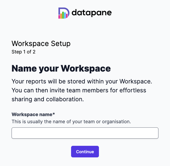 Naming your Workspace
